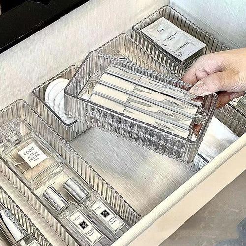 Clear drawer organiser set by London Greaty
