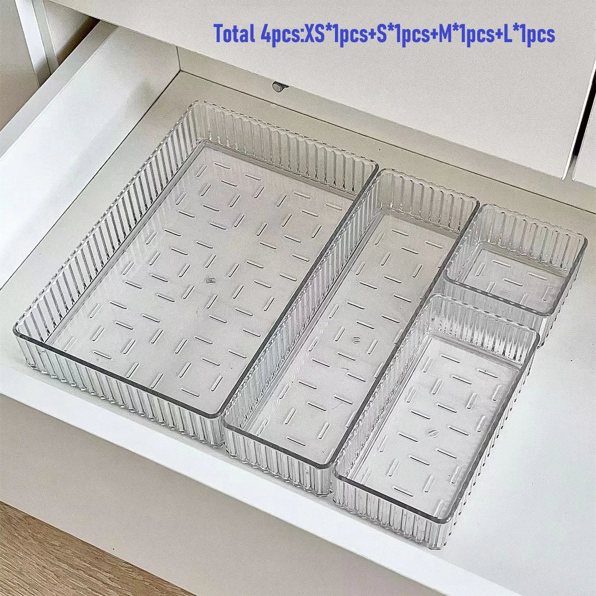 Clear drawer organiser set — view 8