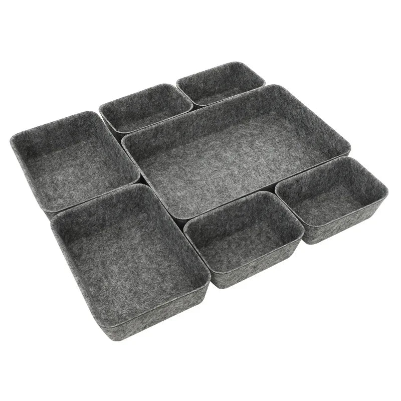 Felt drawer organiser, set of 7 — view 8