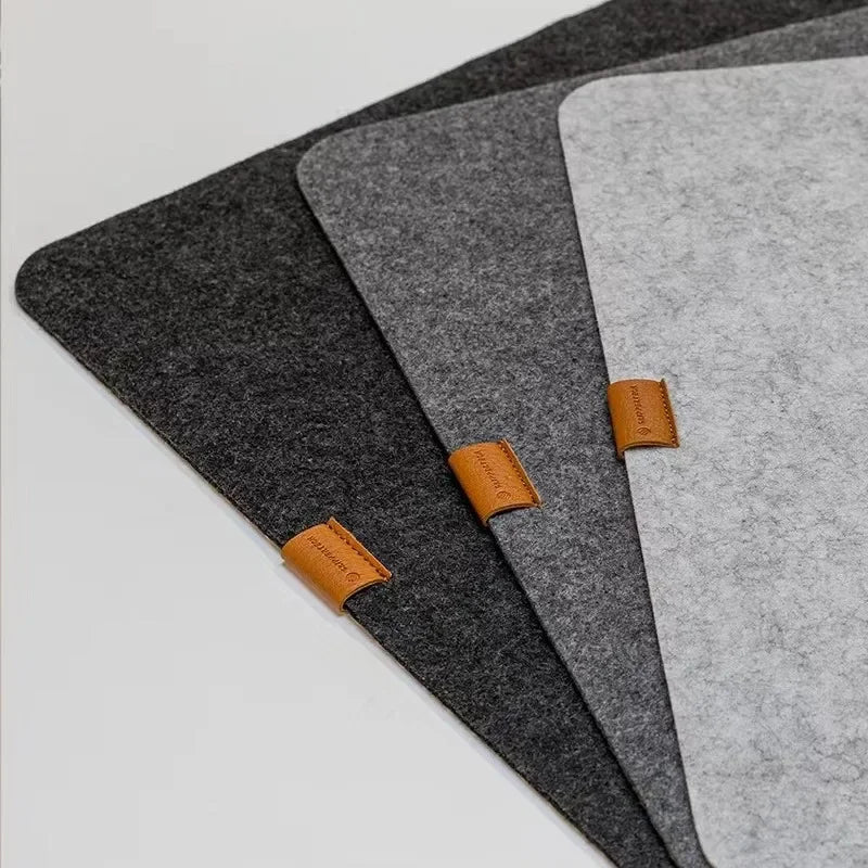Heathered felt desk mat by London Greaty