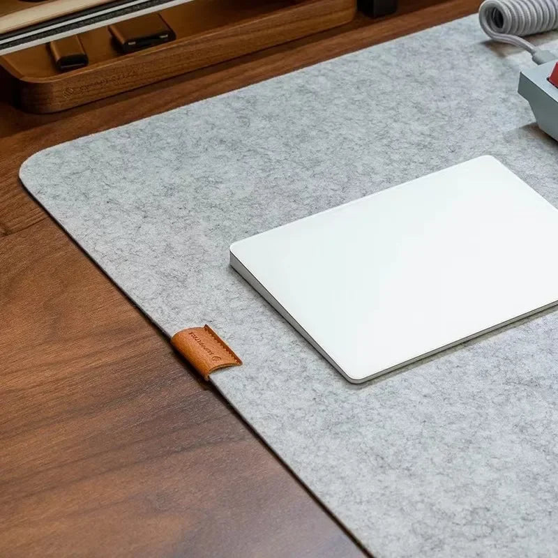 Heathered felt desk mat — view 3