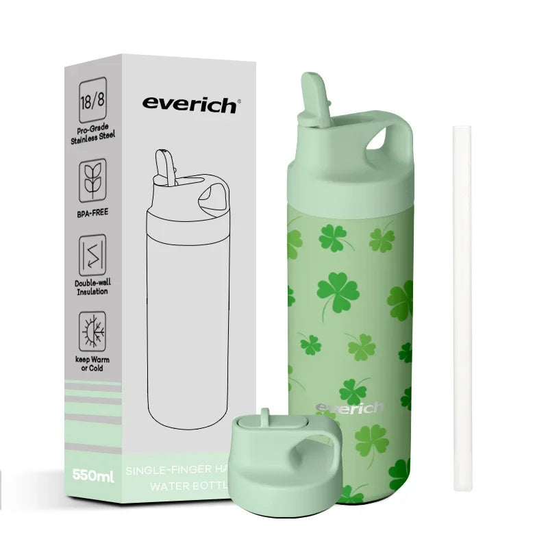 Insulated bottle with hidden straw, 500 ml — view 7