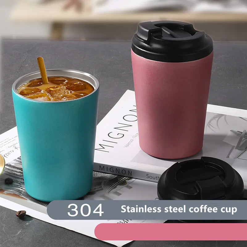 Insulated stainless steel travel mug, 350 ml — view 2