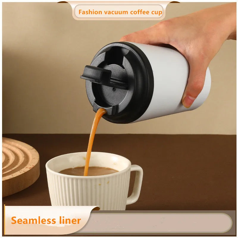 Insulated stainless steel travel mug, 350 ml — view 3