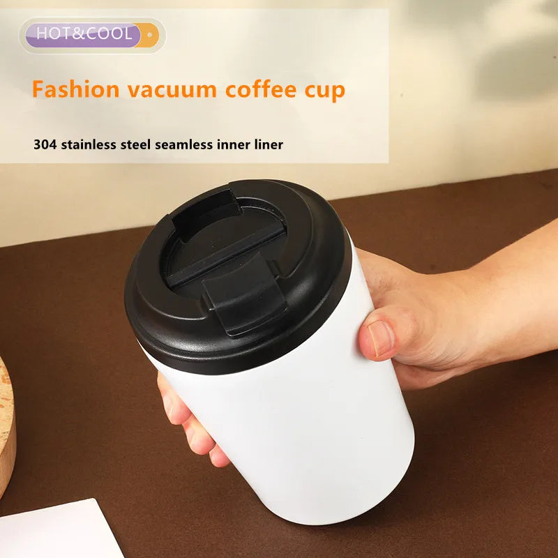 Insulated stainless steel travel mug, 350 ml — view 4