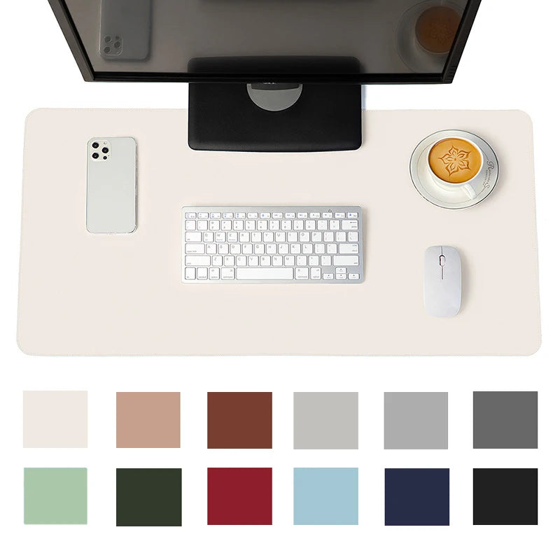Vegan leather desk mat by London Greaty