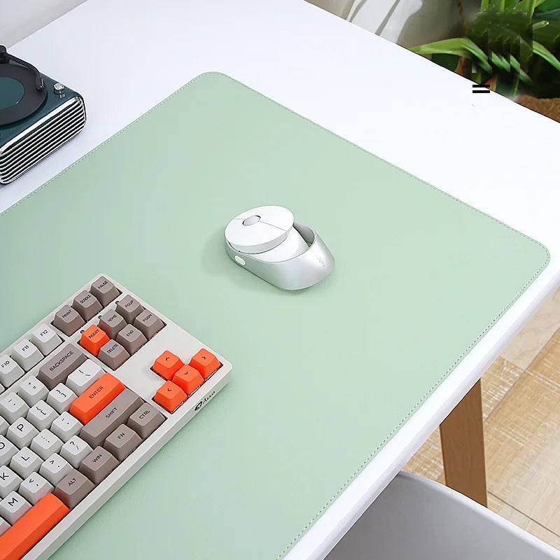 Vegan leather desk mat — view 3