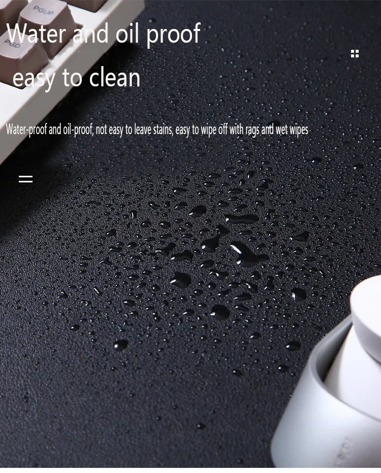 Vegan leather desk mat — view 5