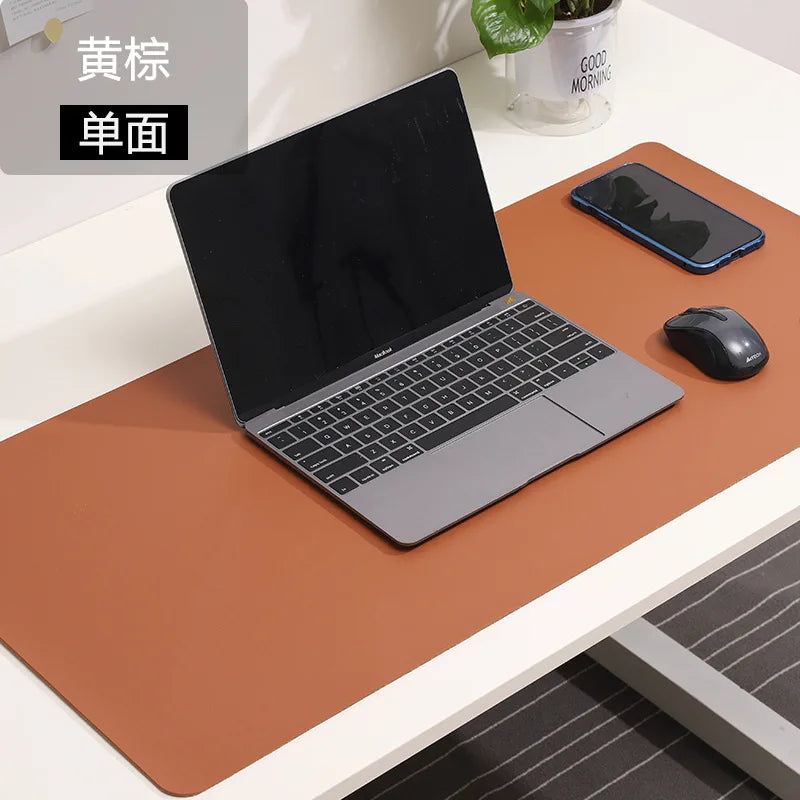 Vegan leather desk mat — view 7