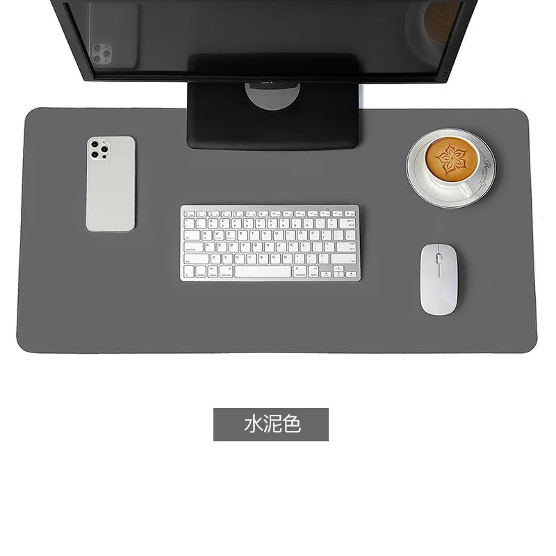 Vegan leather desk mat — view 8