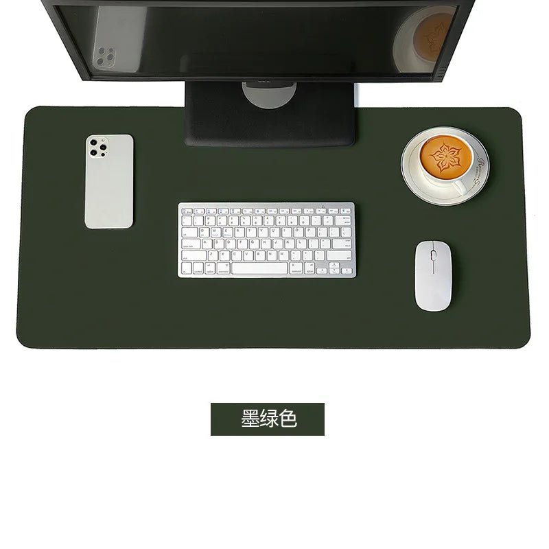 Vegan leather desk mat — view 9