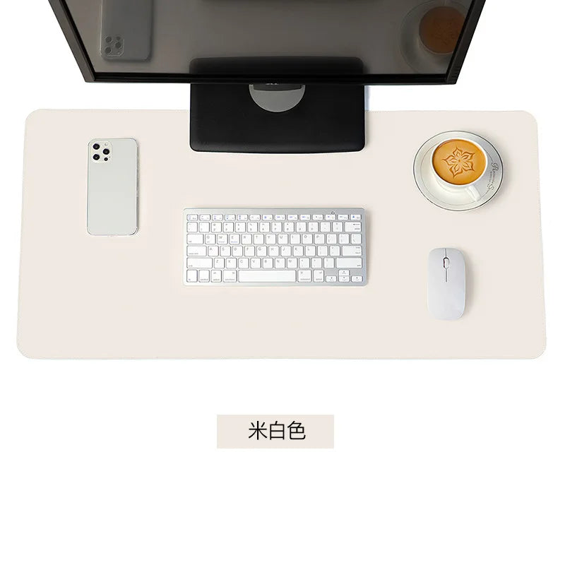 Vegan leather desk mat — view 11
