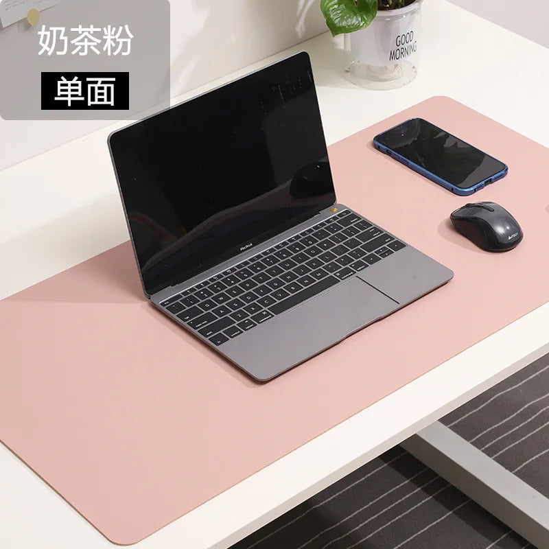 Vegan leather desk mat — view 13