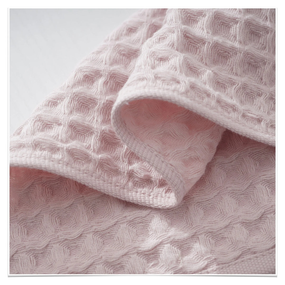 Quick-drying waffle towel set — hand, face and bath sizes